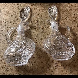Crystal Oil & Vinegar decanter set